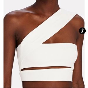 Lama Jouni Bandage Ribbed Knit Top - Size Small